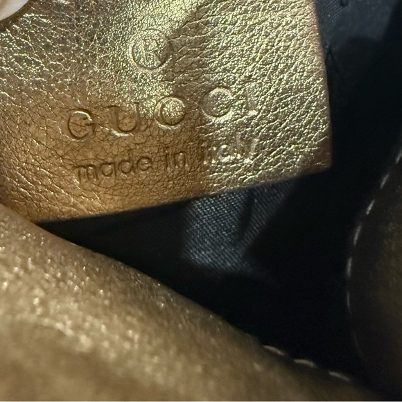 Gucci Indi Mini Brown and Gold Women's Handbag - Picture 12 of 14